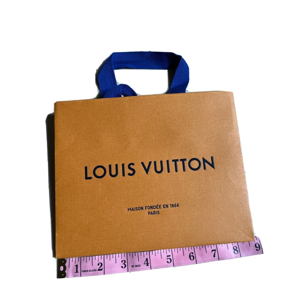 Louis Vuitton Shopping Bag Authentic Empty Paper Gift Bag 85x7X45
